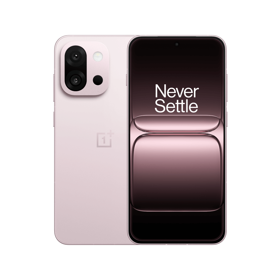 OnePlus 13s Compact Flagship Smartphone with Pink satin color.