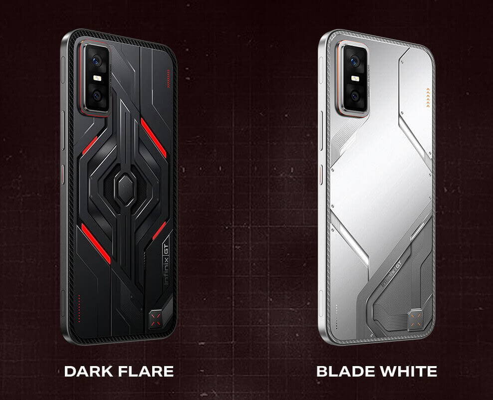 Infinix GT 30 Pro smartphone featuring LED-backed design and gaming-centric performance