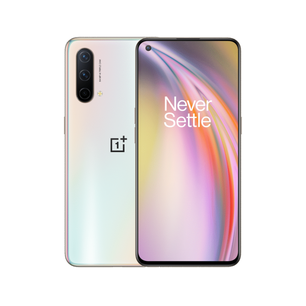OnePlus Nord CE 5 featuring a slim profile, smooth edges, and AMOLED display