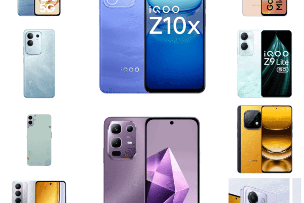 Top 10 Best Smartphones Under Rs 15,000 in India – Galaxy M35 5G, Vivo T4x 5G, CMF Phone 1, Realme P3x, and more in a single frame